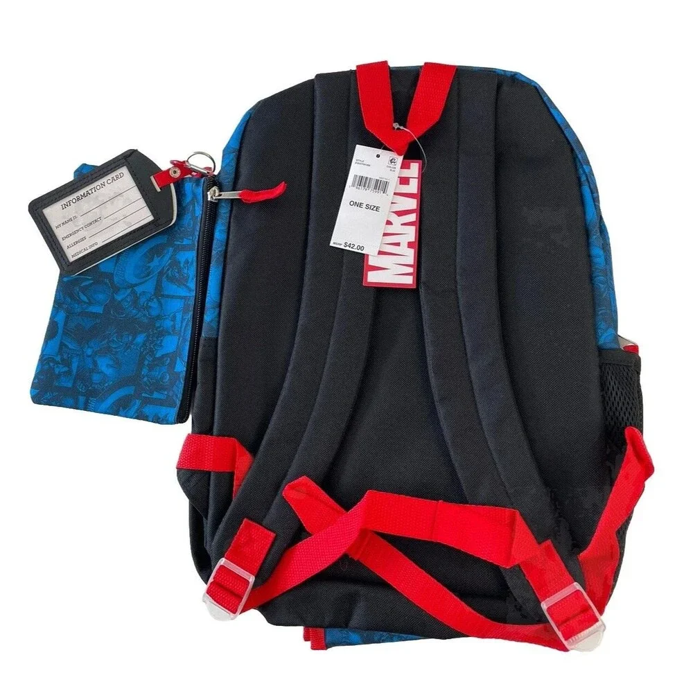 Marvel,5 Piece Backpack Set For Boys